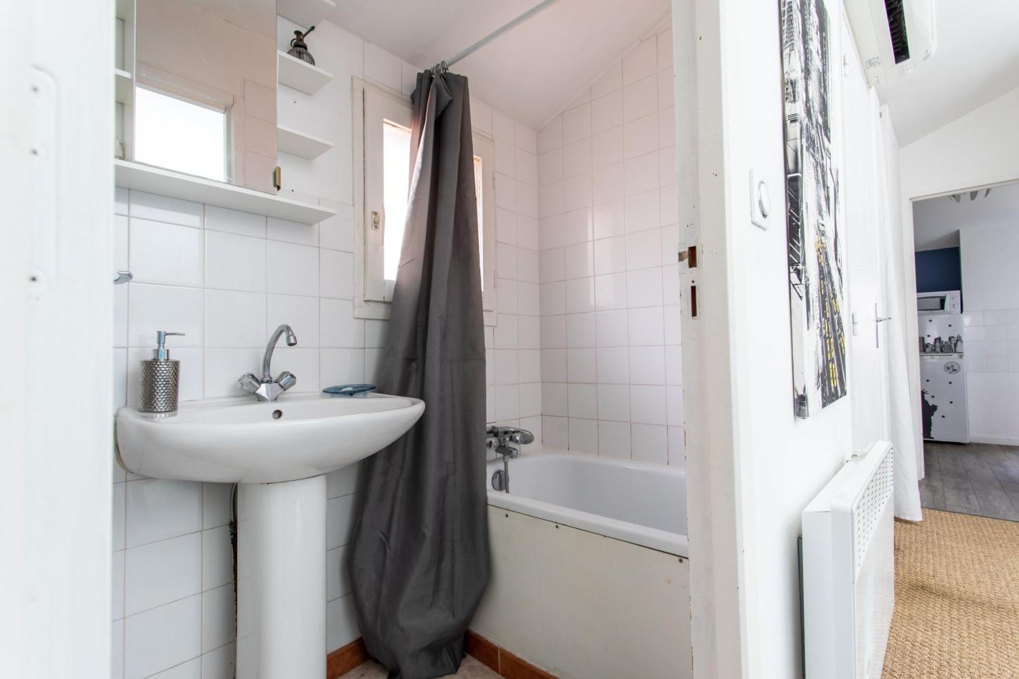 T2 Toulouse 40M2, Lit Queen Size, Climatisation, Quartier Sympa, Terrasse Eksteriør billede