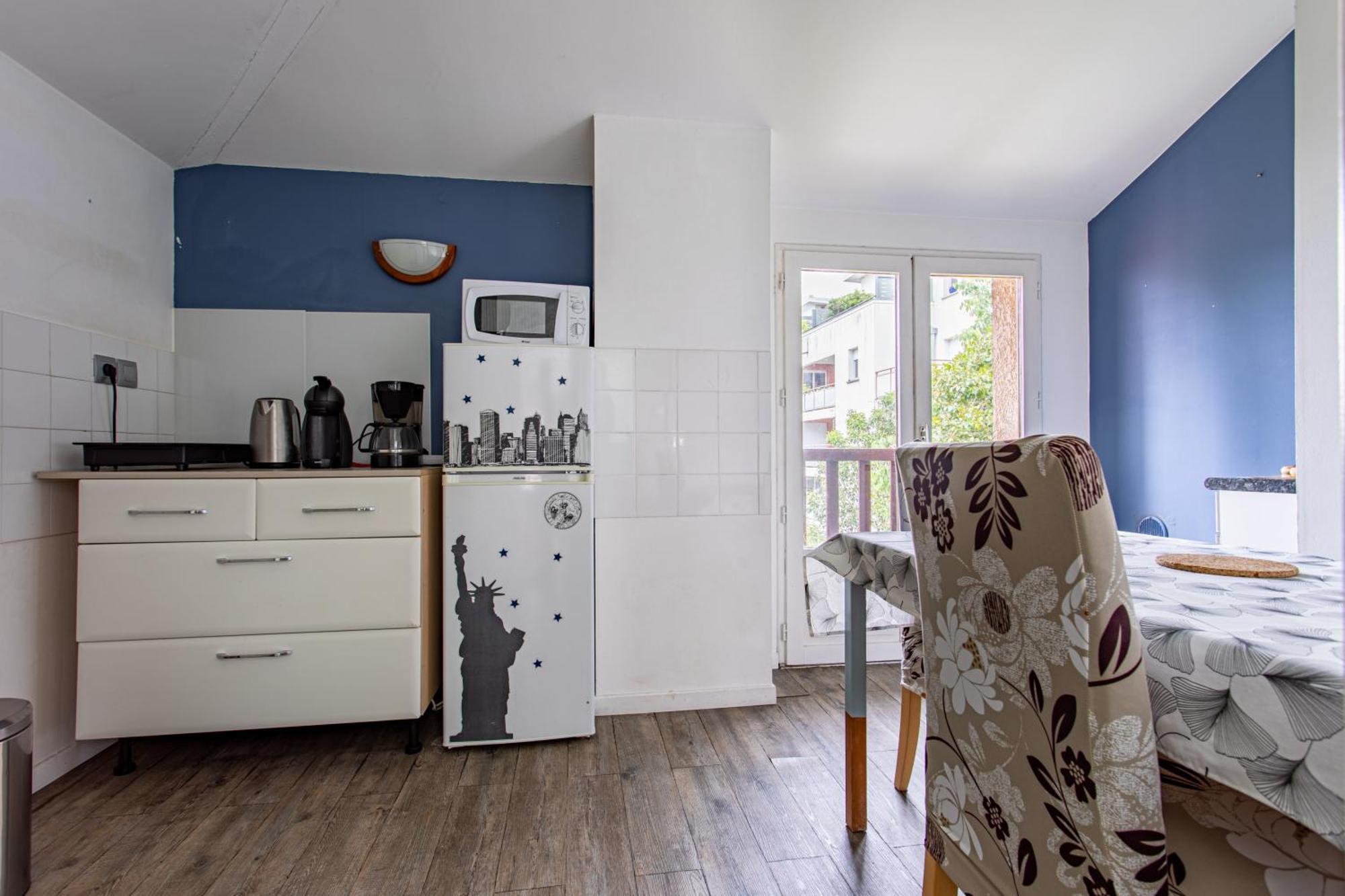 T2 Toulouse 40M2, Lit Queen Size, Climatisation, Quartier Sympa, Terrasse Eksteriør billede