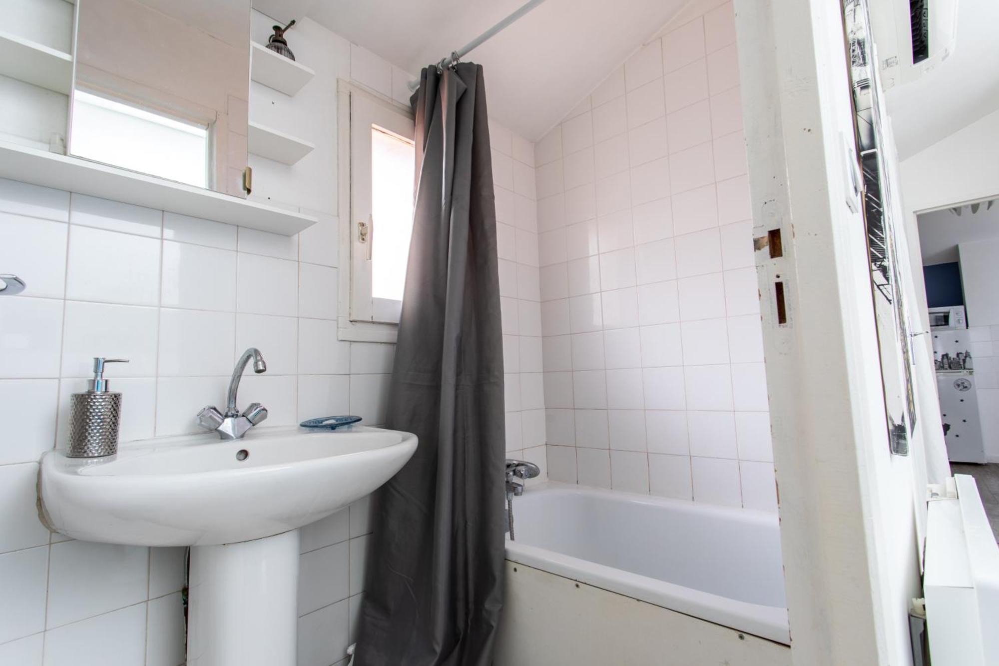 T2 Toulouse 40M2, Lit Queen Size, Climatisation, Quartier Sympa, Terrasse Eksteriør billede