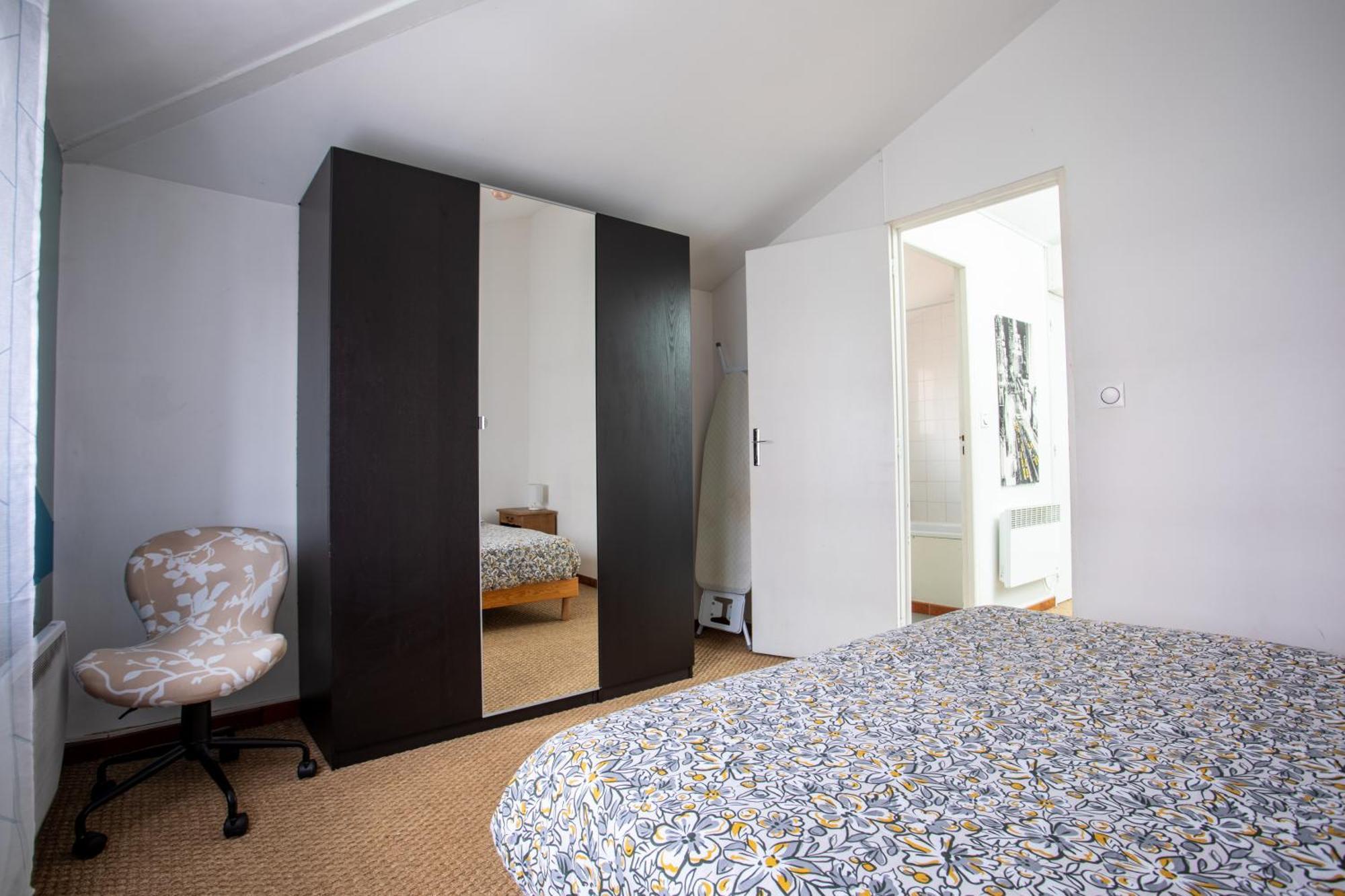 T2 Toulouse 40M2, Lit Queen Size, Climatisation, Quartier Sympa, Terrasse Eksteriør billede